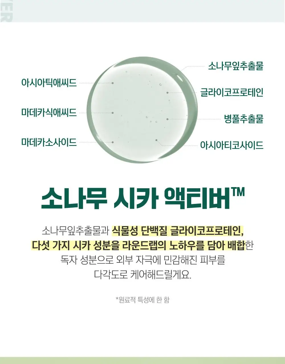 [집중진정] 라운드랩 포 맨 소나무 토너/크림 2종 기획(+진정 클렌저 40ml 증정) 상세페이지 26